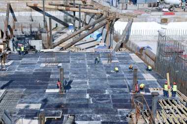 Betonarme temel inşaatı