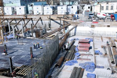Betonarme temel inşaatı