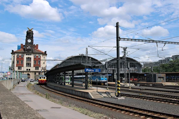 Estação ferroviária central em Praga — Fotografia de Stock