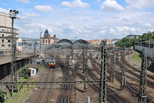 Central railway station in Prague — Stock Photo, Image