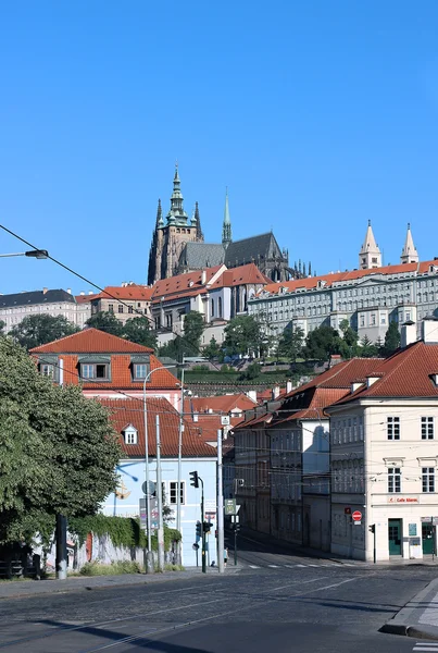 Prag Kalesi ve saint Vitus Katedrali — Stok fotoğraf