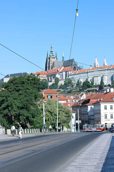 Prag Kalesi ve saint Vitus Katedrali — Stok fotoğraf