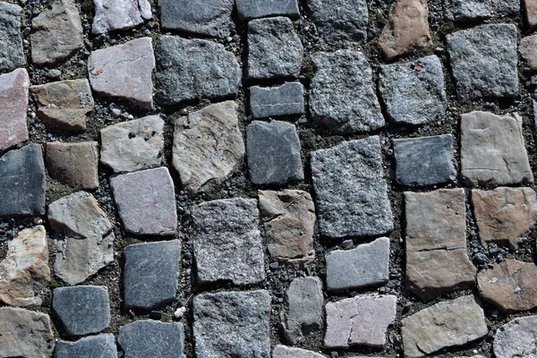 Graniet bestrating in Praag — Stockfoto