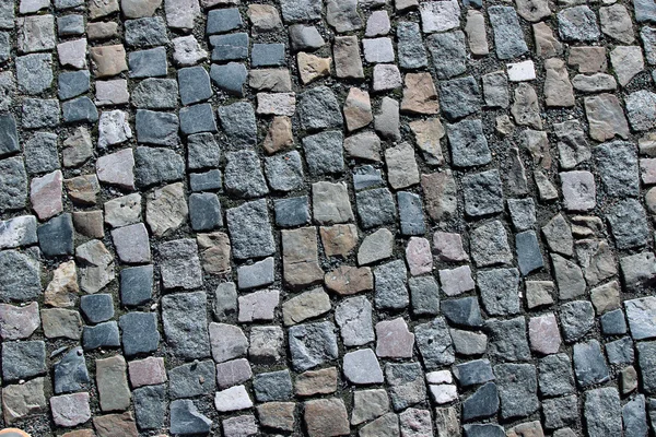 Pavimentación de granito en Praga Imagen De Stock