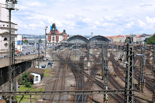 프라하에서 중앙 역 — 스톡 사진