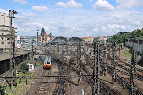 Central railway station in Prague — Stock Photo, Image
