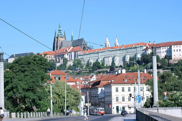 Zamek na Hradczanach i Katedra Świętego wita — Zdjęcie stockowe