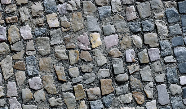 Achtergrond van graniet bestrating in Praag — Stockfoto