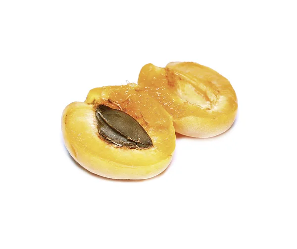 Frutta fresca di albicocca isolata — Foto Stock
