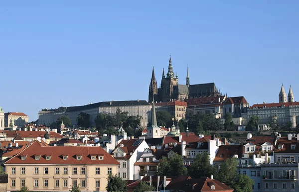 Pražský hrad a katedrála svatého Víta — Stock fotografie