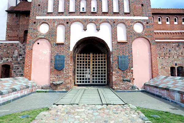 Complexo antigo do castelo de Mir na Bielorrússia — Fotografia de Stock