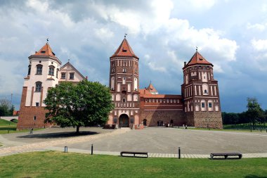 Ancient Mir Castle Complex in Belarus clipart