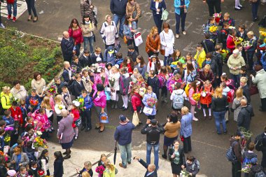 Moskova'da bir bilgi günde okul