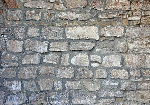 Textura de la antigua pared de ladrillo gris — Foto de Stock