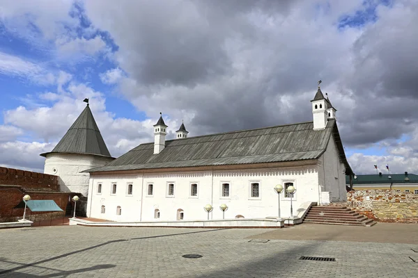 Zabytkowa wieża Kreml Kazański — Zdjęcie stockowe