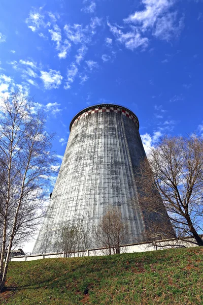 Large factory chimneys — Stock Photo, Image