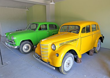 Retro otomobil modeli Moskvich