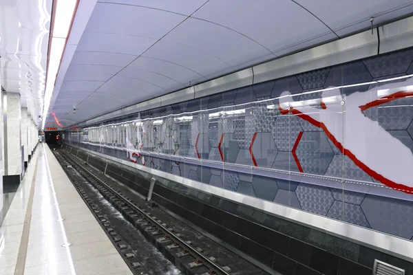 İç Moskova metro istasyonu "Spartak Moskova" — Stok fotoğraf