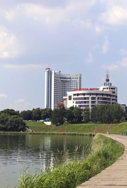 Hotel "Vitryssland" i Minsk — Stockfoto