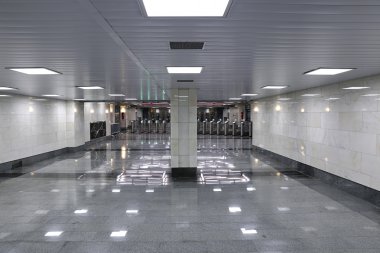 İç Moskova metro istasyonu 