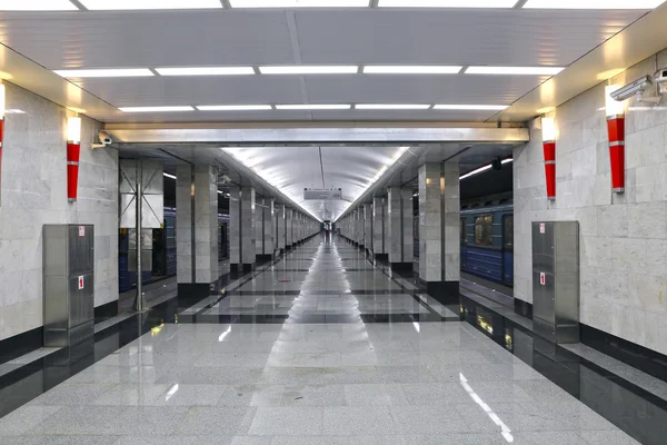 İç Moskova metro istasyonu "Spartak Moskova" — Stok fotoğraf