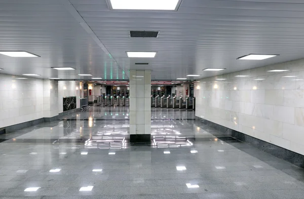 Interior estación de metro de Moscú "Spartak " — Foto de Stock