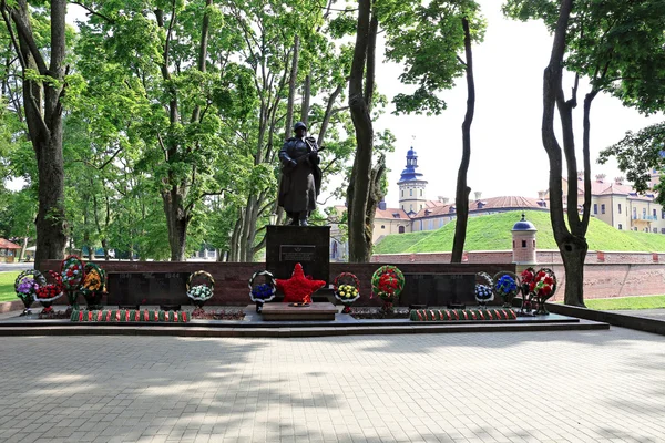 Пам'ятник загинули Другої світової війни в Білорусі — стокове фото