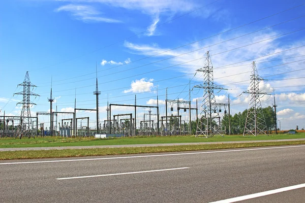 Líneas de energía eléctrica —  Fotos de Stock