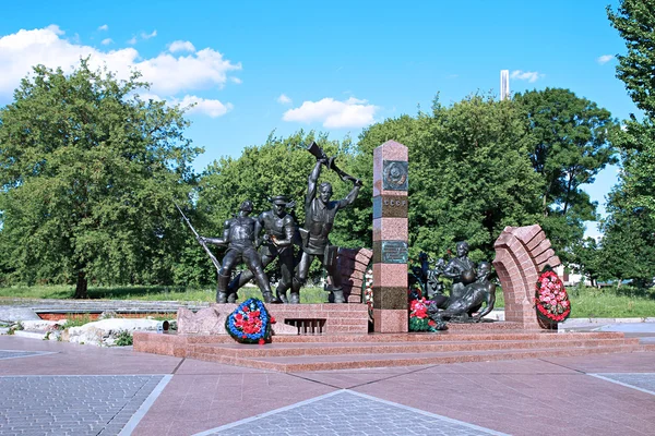 Monumento aos defensores caídos da Fortaleza de Brest — Fotografia de Stock