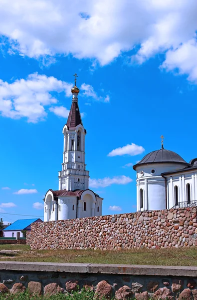 W świątyni cześć panującego Matki Bożej w Ivantsevichi — Zdjęcie stockowe