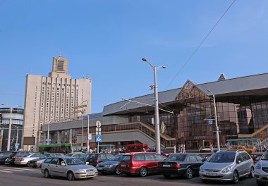 Minsk'te merkez demiryolu İstasyonu