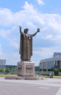 Minsk'te Francisk Skarina anıt