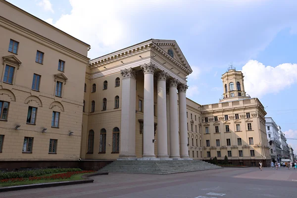 Budynek Komitetu bezpieczeństwa państwa w Mińsku — Zdjęcie stockowe
