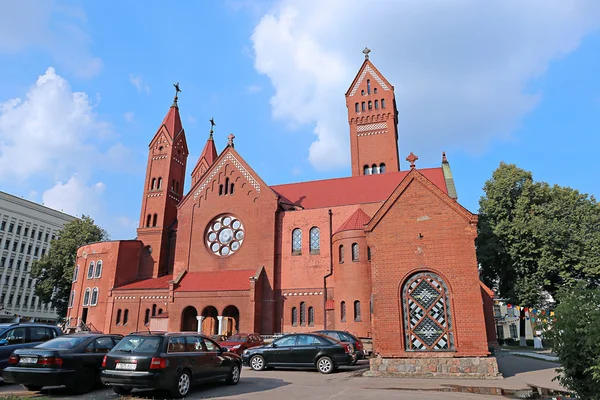 Gereja St. Simeon dan St. Elena di Minsk — Stok Foto