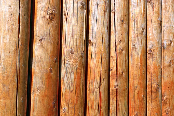 Background of log stockade — Stock Photo, Image