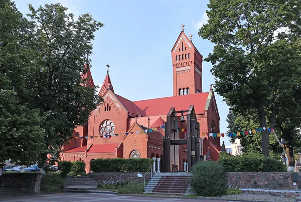 教会的圣西蒙和圣埃琳娜在明斯克 — 图库照片
