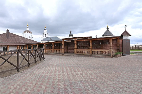 Retro traktir in Kazan — Stockfoto