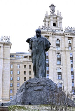 Taras Shevchenko anıtı Moskova 'da