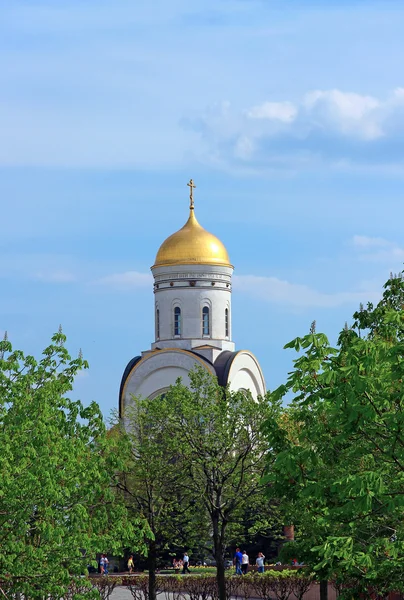 Memorial Church in honor of the Victory in World War II — Stock Photo, Image