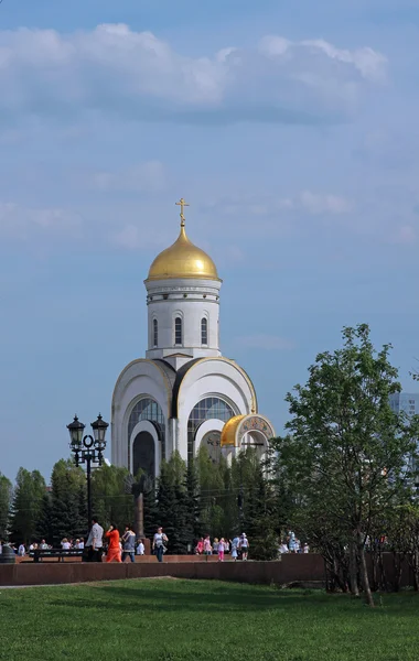 Храм-памятник в честь Победы во Второй мировой войне — стоковое фото