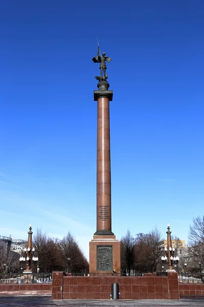 Памятник Благодарной России воинам правопорядка — стоковое фото