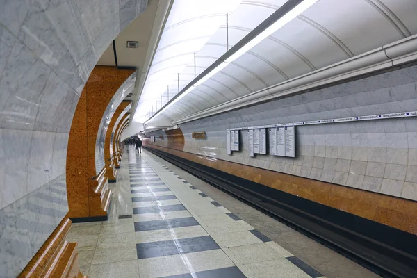 Iç Moskova metro istasyonu "zafer Parkı" — Stok fotoğraf