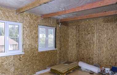 İç çerçeve ev yapım aşamasında