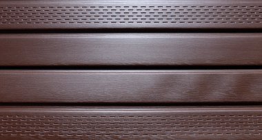 Kahverengi plastik siding