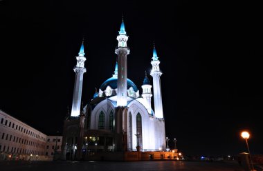 kazan kremlin gece kul Şerif Camii