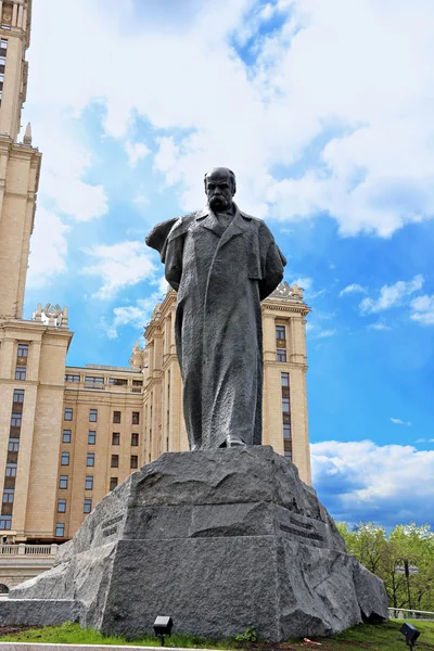 Monument över Taras Shevchenko i Moskva — Stockfoto