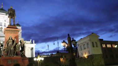 Rusya İmparator Alexander II Helsinki Senato Meydanı anıt