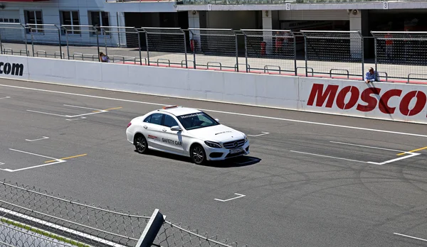 Safety car on the track — Stock Photo, Image