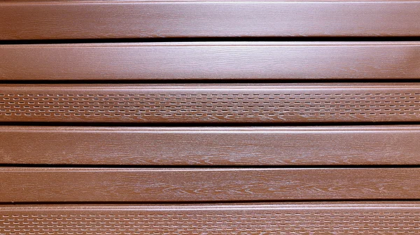 Kahverengi plastik siding — Stok fotoğraf