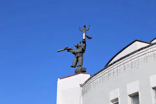 La fachada del teatro de animales lleva el nombre del abuelo Durov — Foto de Stock